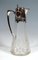 Art Nouveau Glass Carafe with Silver Fitting by Wilhelm Binder, Germany, 1890s 2