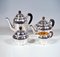 Art Deco Silver Coffee and Tea Set with Tray, 1920, Set of 5 5