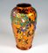 Vase Art Déco en Émail avec Décor Floral par Jules Sarlandie, France, 1920 4