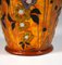 Französische Art Deco Emaille Vase mit Blumendekor von Jules Sarlandie, 1920 6