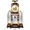 Empire Mantle Mantel Table Chiming Clock, Caryatides Austria, Vienna 1