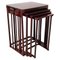 Art Nouveau Side Tables in Mahogany by Josef Hoffmann for J. & J. Kohn, 1900, Set of 4, Image 1