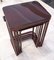 Art Nouveau Side Tables in Mahogany by Josef Hoffmann for J. & J. Kohn, 1900, Set of 4 4