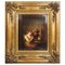 Porcelain Plaque Depicting Girl Playing Flute from KPM Berlin, Germany, 1840 1