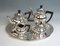Art Nouveau German Silver 5-Piece Coffee & Tea Set by Weinranck & Schmidt Hanau, 1890s, Set of 5 2
