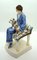 Wiener Keramik Sitzende Dame mit Zwei Hunden von Josef Lorenzl von Goldscheider, 1930er 6