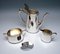 Set da caffè Art Nouveau in argento da 4 pezzi, Vincenz Mayers Sons, inizio XX secolo, set di 4, Immagine 3