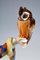 Vienna Owlglass Jester with Owl by Josef Lorenzl for Goldscheider, 1930s, Image 6