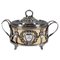 Silver Sugar Bowl with Gilding from Adolphe Boulenger Paris, 1890, Image 1
