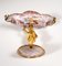 19th Century Viennese Enamel Centerpiece with Watteau and Arabesque Painting, Image 4