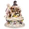 Early Meissen Cupid Group Allegory of Spring with Additional Base, 1755 1