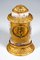 Wiener Emaillierte Tischuhr aus dem 19. Jh. mit Feuervergoldung und Watteaumalerei 7