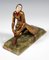 Wiener Bronze Fancy Dancer auf Onyx Sockel Buchstütze von Gerdago, 1925 9