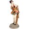 Art Deco Figure Standing Dancer with Headdress by Wilhelm Thomasch for Goldscheider, 1920s 1