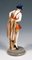 Art Deco Figure Standing Dancer with Headdress by Wilhelm Thomasch for Goldscheider, 1920s 3
