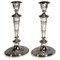 Art Nouveau Viennese Silver Candleholders by Rudolf Steiner, 1900s, Set of 2 1