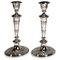 Art Nouveau Viennese Silver Candleholders by Rudolf Steiner, 1900s, Set of 2, Image 1