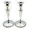 Empire Italian Silver Candlesticks, Milan, 1810s, Set of 2 1