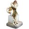 Art Deco Seated Pierrette Figurine with Lute by W. Thomasch for Goldscheider, 1920s, Image 1