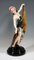 Ballerina Art Déco con copricapo e sciarpa di Josef Lorenzl per Goldscheider, anni '20, Immagine 2
