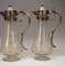 Art Nouveau Silver Plated Claret and Water Jugs from WMF, Germany, 1900s, Set of 2 3