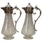 Art Nouveau Silver Plated Claret and Water Jugs from WMF, Germany, 1900s, Set of 2 1