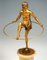 Figura Dama semidesnuda con aro de bronce de Bruno Zach para Bergmann, Viena, Austria, años 30, Imagen 6