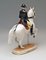 Spanish Riding School 1590 Piaffe Figurine by Doebrich for Augarten, Vienna, 1950s 3