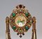 Viennese Enamel and Silver Table Clock with Onyx and Semiprecious Stones 2