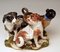 Meissen Gruppe von Drei Hunden Modell 2104 von Johann Joachim Kaendler, 1840er 5