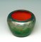 Art Nouveau Bohemia Decor Vase in Orange Green Glass from Loetz, 1906 6