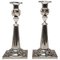 Silver Candlesticks from Haller, Augsburg Germany, Set of 2, Image 1
