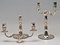 Silver Candlesticks, Spain, 1880s, Set of 2 3