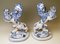 Faience Walking & Roaring Lions by Galle Nancy St. Clement, 1892, Set of 2 7