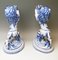 Faience Walking & Roaring Lions by Galle Nancy St. Clement, 1892, Set of 2 2