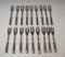 Silver 36-Piece Flatware Fish Cutlery, France, 1900s, Set of 36 3
