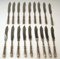 Silver 36-Piece Flatware Fish Cutlery, France, 1900s, Set of 36 4