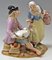 Meissen Figurine Group the Deal with Geese attributed to Circle of J.J.kaendler, 1870s 2