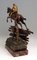 Jockey Riding on Jumping Horse Figur aus Bronze von Bergman, Wien, 1920er 3