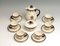 Ceramic Mocha Service from Gmunden, 1919, Set of 14 3