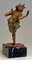 Lady Dancer Figurine in Bronze by Bruno Zach for Bergmann, Vienna, 1920s 2