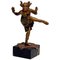 Lady Dancer Figurine in Bronze by Bruno Zach for Bergmann, Vienna, 1920s 1