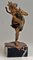 Lady Dancer Figur aus Bronze von Bruno Zach für Bergmann, Wien, 1920er 4