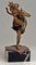 Lady Dancer Figurine in Bronze by Bruno Zach for Bergmann, Vienna, 1920s 4