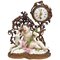 Allegory of Autumn Mantel Table Clock in Bronze and Porcelain attributed to Kaendler for Meissen, 1745, Image 1