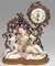 Allegory of Autumn Mantel Table Clock in Bronze and Porcelain attributed to Kaendler for Meissen, 1745 2