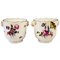 Rococo Cachepots with Blossom Decor from Meissen, 1750s, Set of 2 1
