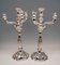 Biedermeier Silver Candleholders by Albert Kattner, Vienna, 1857, Set of 2 2