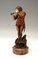 Figura del flautista francés de Hamelín de bronce atribuido a Eugène Barillot, década de 1890, Imagen 5