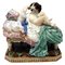 Gruppo di statuette Placidness of Childhood attribuite ad Acie per Meissen, 1840s, Immagine 1